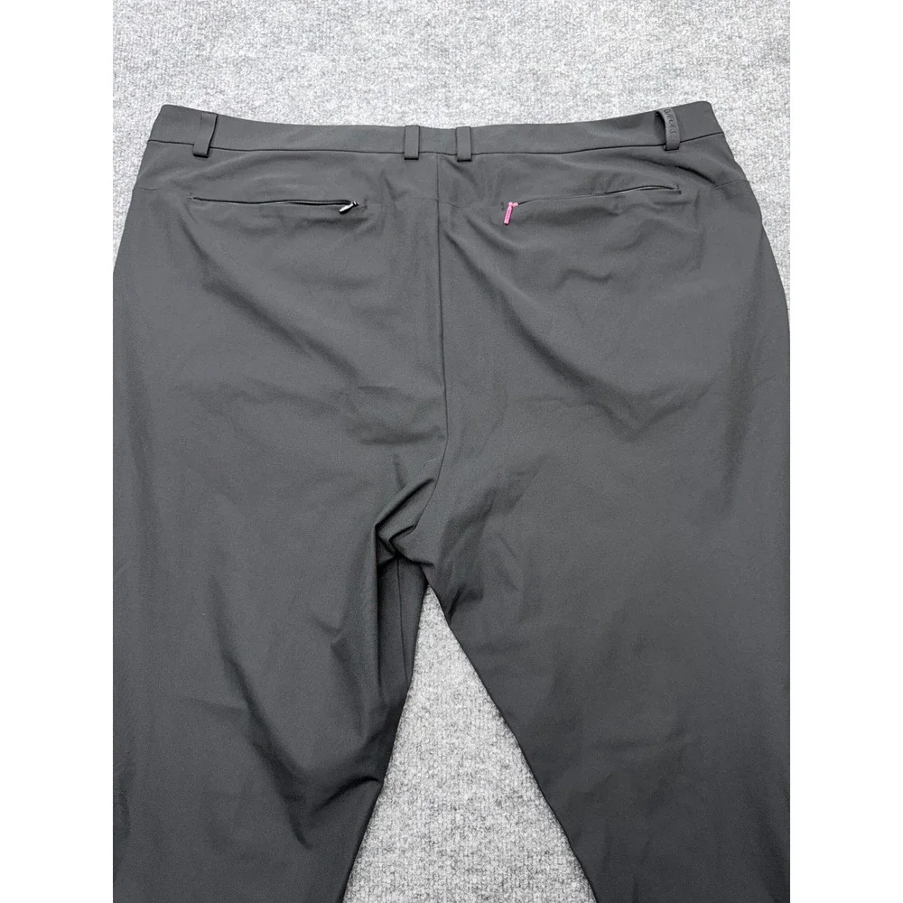 G/FORE Mens Black Performance Golf Pants Tapered Fit 40/34 Stretch - Picture 7 of 9